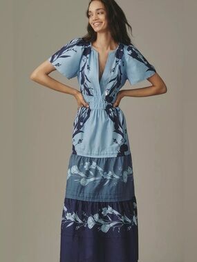 Anthropologie Somerset Maxi Dress Size Large NWT